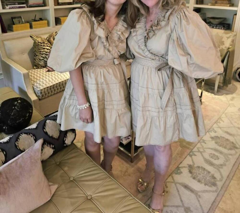 NEW SOFIE THE LABEL ruffle dress in sand